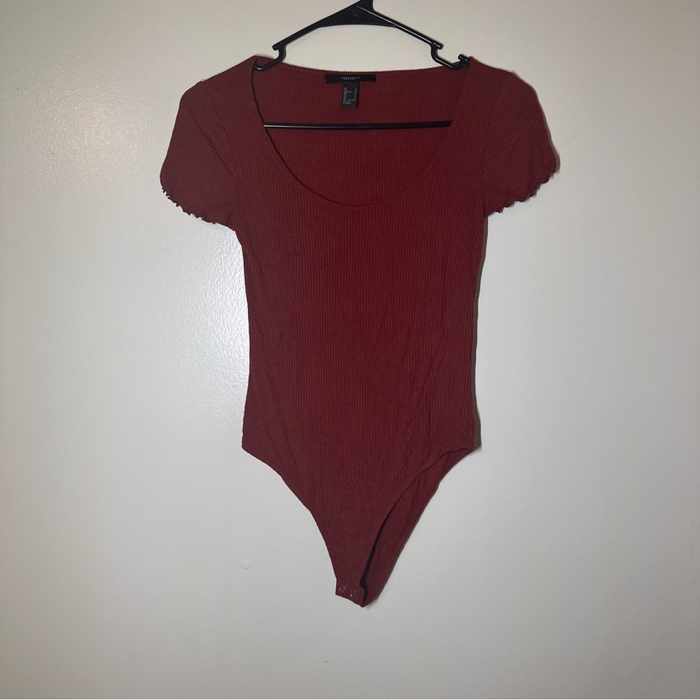Forever 21 Red Bodysuit